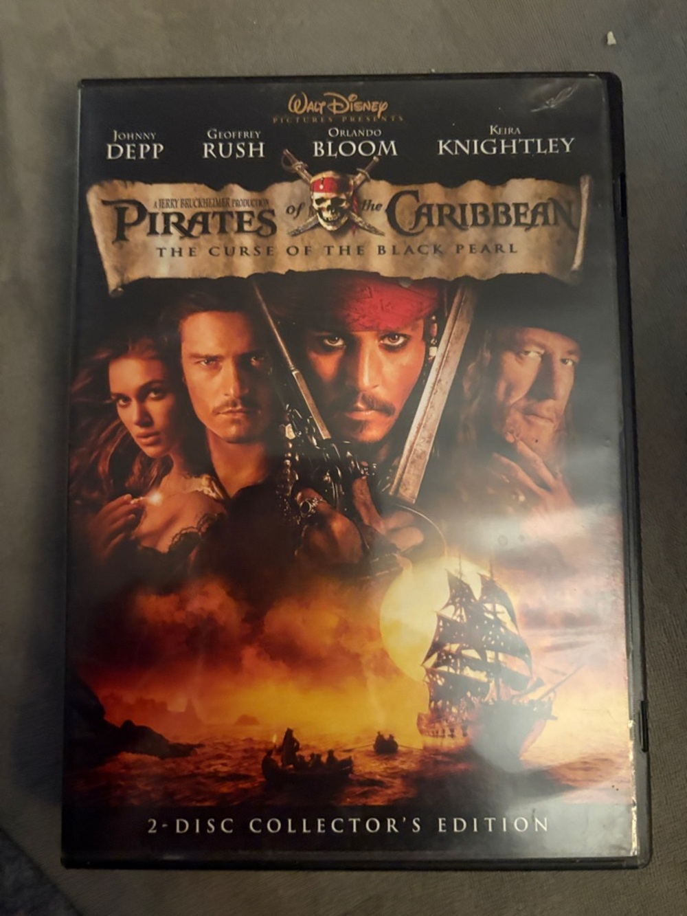 Pirates of the  Caribbean the curse of the black pearl